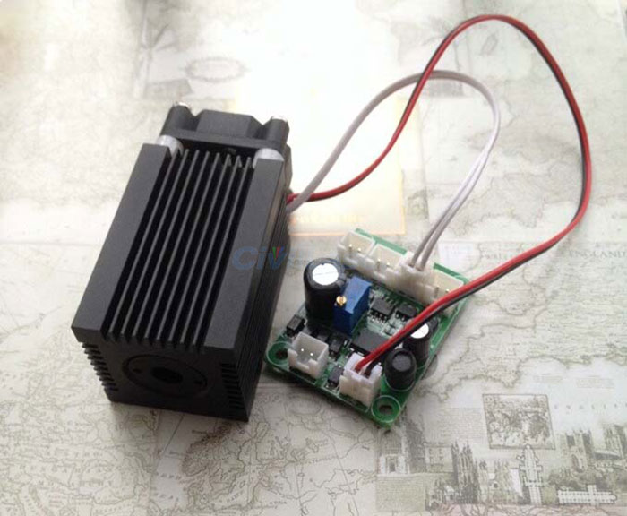 450nm 800mw 12V Blue 반도체 레이저 Module Dot With TTL Modulation - Click Image to Close